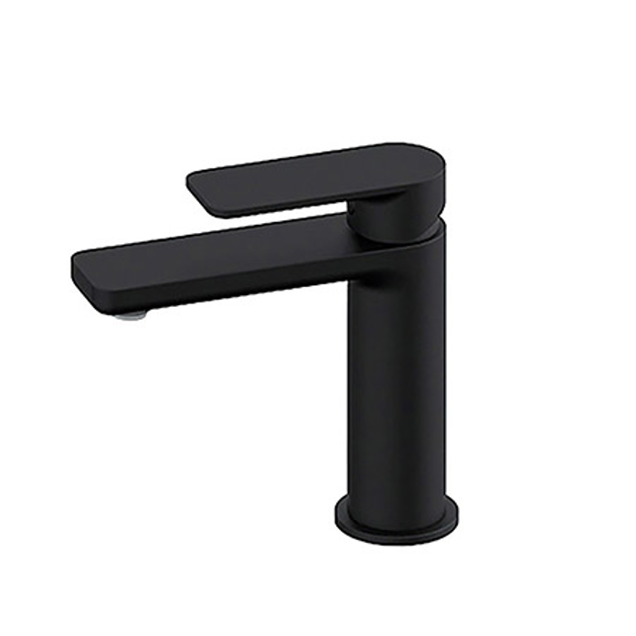 Baterija S2 BLACK 230101B za lavabo, mat crna jednoručna stojeća baterija minimalističkog dizajna