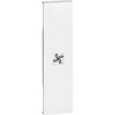 Slika BTicino Living Now maska 1M bela simbol ventilatora KW01RN