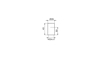 Slika Ukrasna kapa ventila 1/2" GOLD PKA24SG M24x1