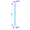 Slika Brinoks fleksibilno crevo za bateriju M10 x 3/8 600 mm