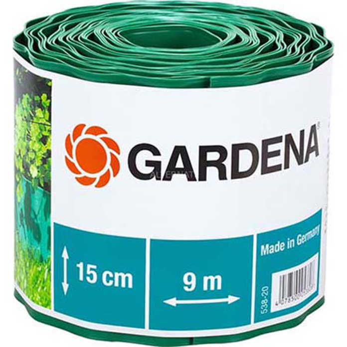 GARDENA ograda za travnjak 15 cm visine i 9 m dužine za oivičavanje bašte