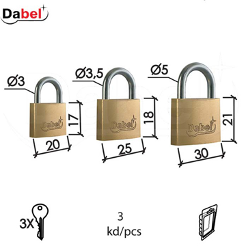 Slika Katanac DABEL KA2029E Ms 20/25/30 mm (3 kom) 3K BPDQ – 0106039