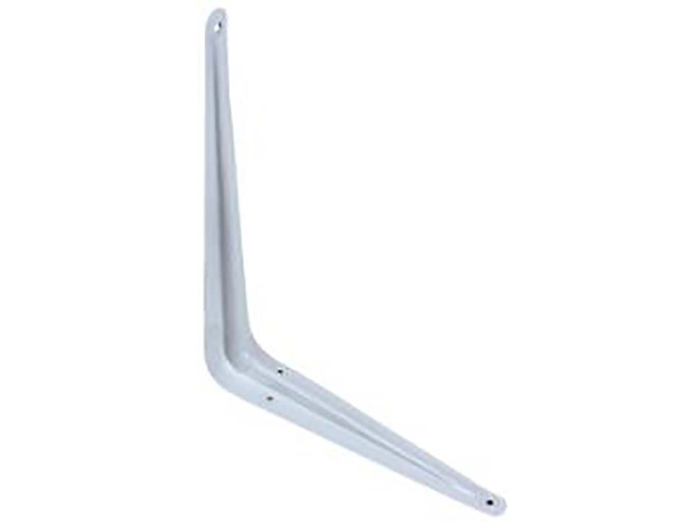 Slika Nosač police konzolni L-75×100 mm beli 3304089