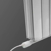 Slika CINI Mek električni grejač 1/2" 0.6 kW beli