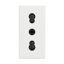 Slika Bticino Classia utičnica 2P+E 16A 250V bela 1M RW4180
