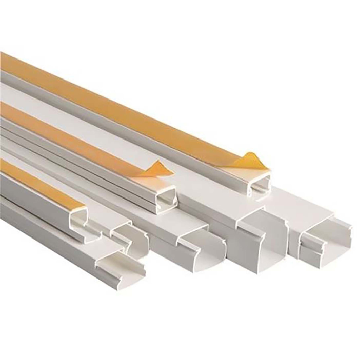 Slika Kanalica kablovska PVC samolepljiva 25x25x2000 bela