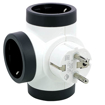 Slika Utikač adapter 3×2P+E rotirajuća glava Legrand 694521