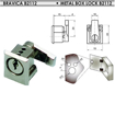 Slika Bravica za metalni orman DABEL 2112 Nikl 19/22/15 mm 2K DBP1 – 3398065