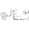Slika Ispirna fleksibilna WC veza L=0,5 m S00005