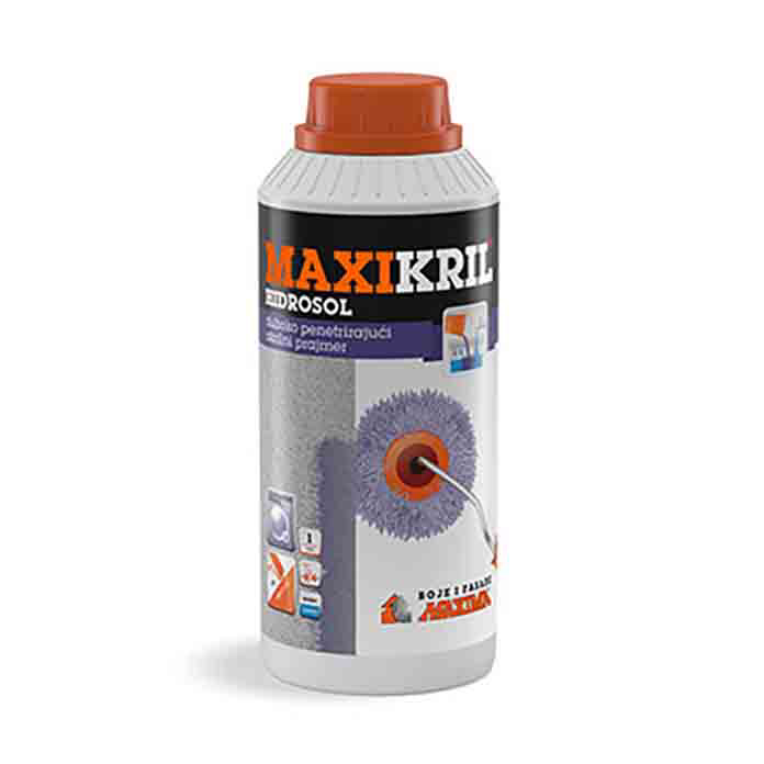 Slika MAXIKRIL HIDROSOL impregnacija 1 litar