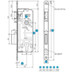 Slika Brava Titan 811/40-90 cilindar 65 mm za drvena vrata