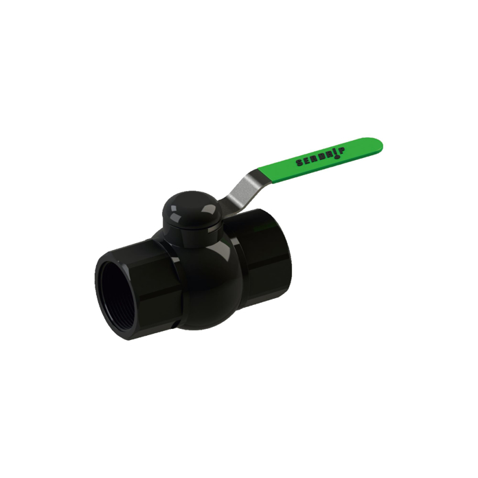 Plastični kugla ventil SER DRIP 6/4" izrađen od polipropilena za kontrolu protoka tečnosti