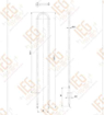Slika Grejač TA peći MK CG-2000W – MAGNOHROM  prohromski grejač Ø8.1mm