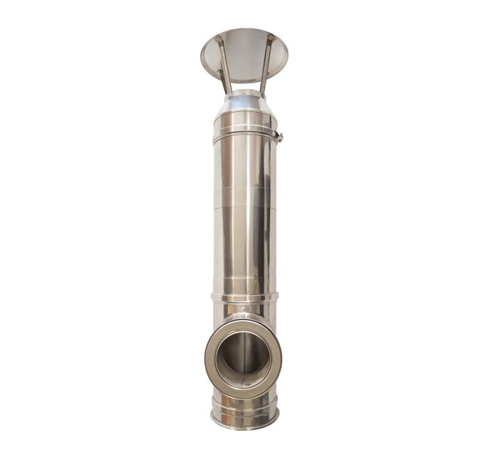 Slika Prohromski dimnjak OSA Kusiljevo set Ø130 – 2.7 m komplet inox
